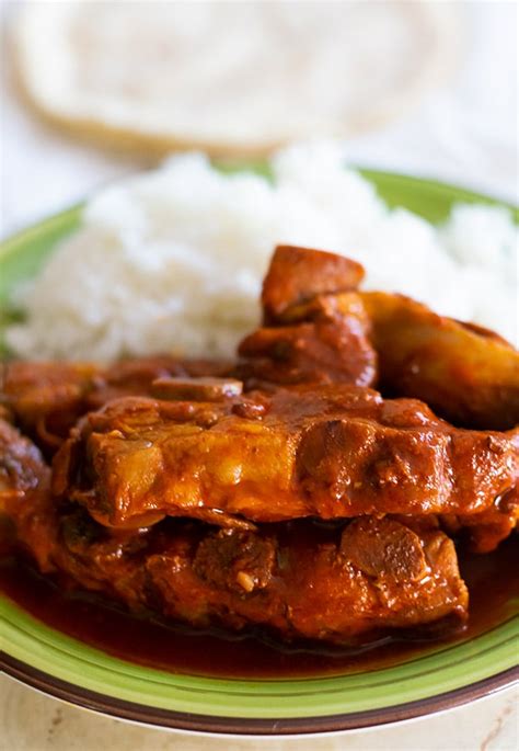 costillas|Mexican Pork Ribs (Costillas con Chile Colorado)